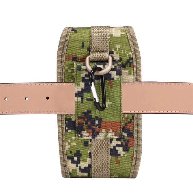 Pochette Ceinture Téléphone Camouflage Clip et Mousqueton