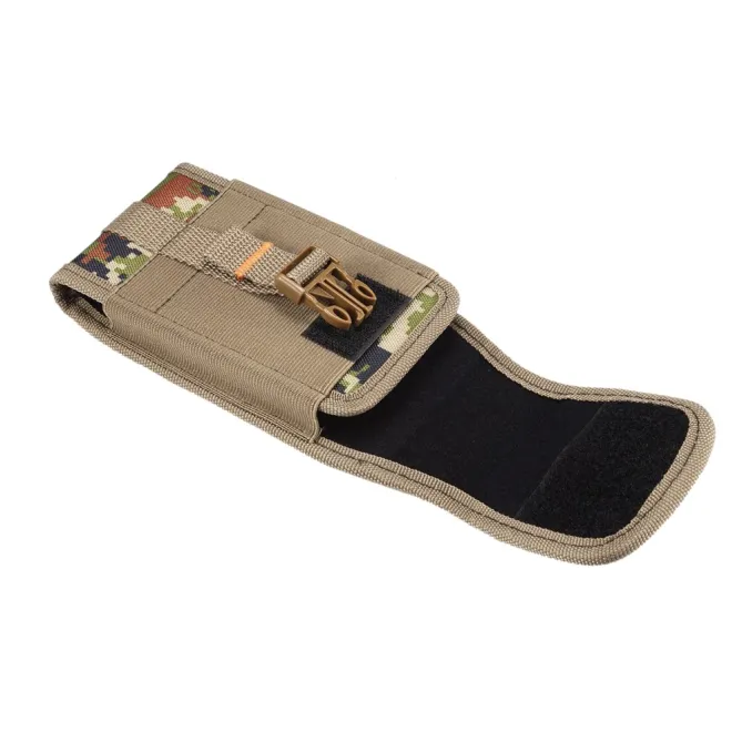Pochette Ceinture Téléphone Camouflage Clip et Mousqueton
