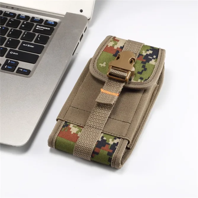 Pochette Ceinture Téléphone Camouflage Clip et Mousqueton