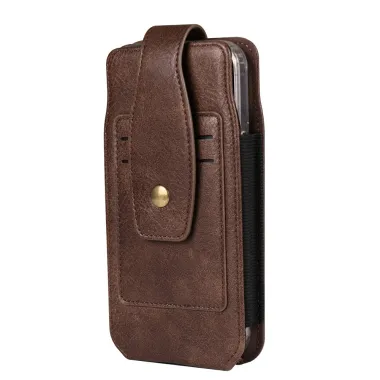 Étui Ceinture Simili Cuir Porte-Cartes 2 Tailles