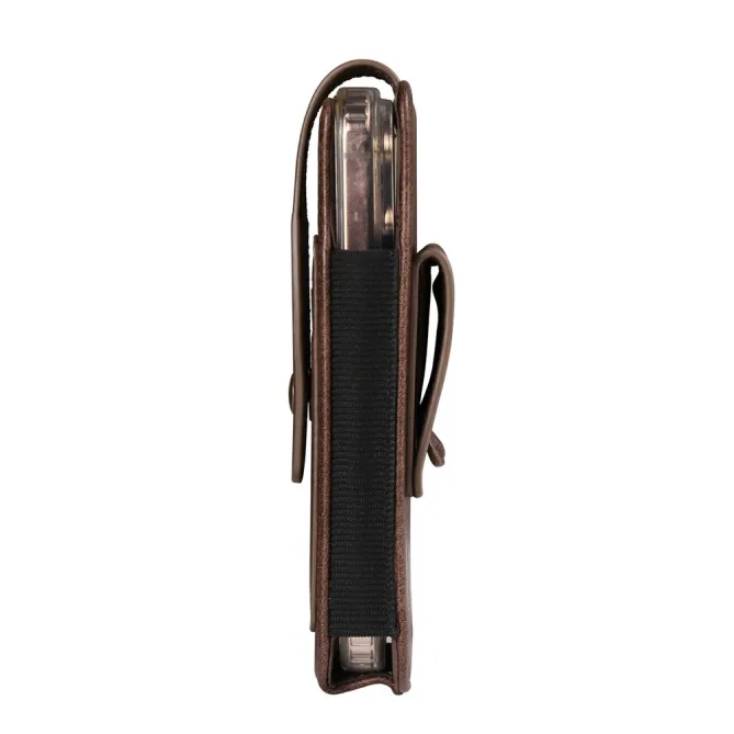 Étui Ceinture Simili Cuir Porte-Cartes 2 Tailles