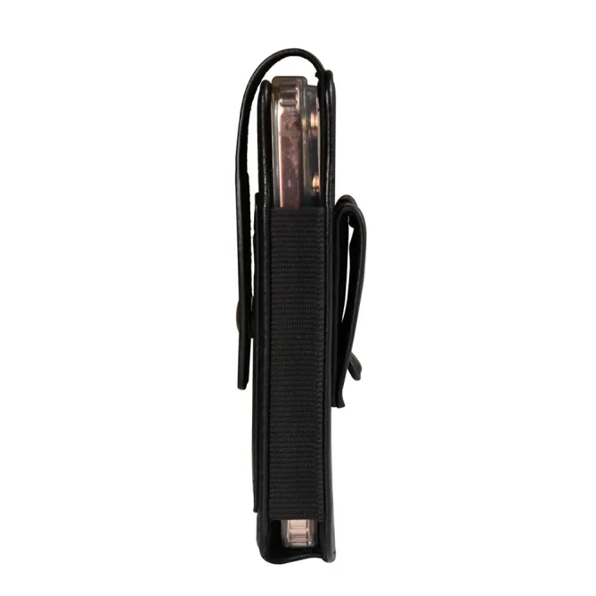 Étui Ceinture Simili Cuir Grands Téléphones Porte-Cartes