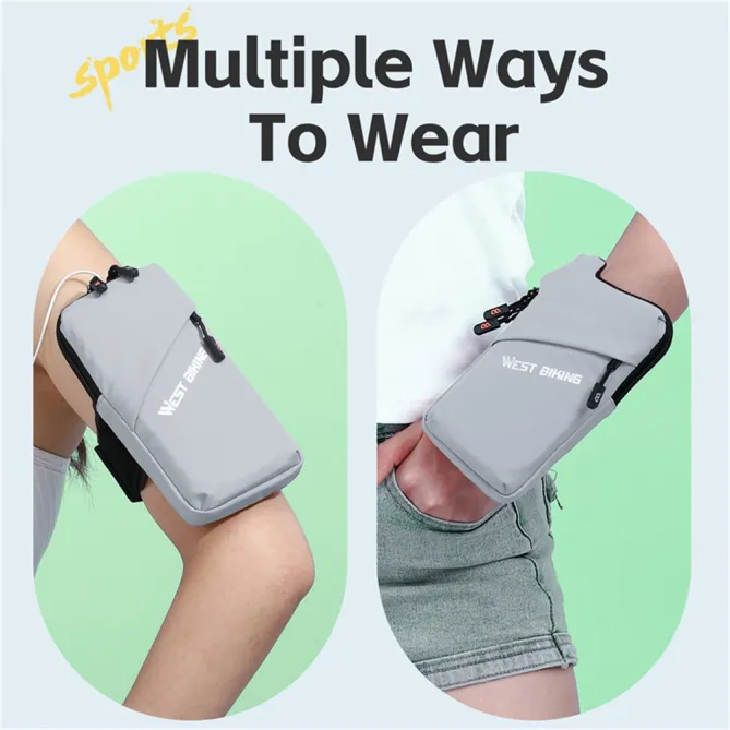 Brassard Running West Biking Déperlant Double Poche