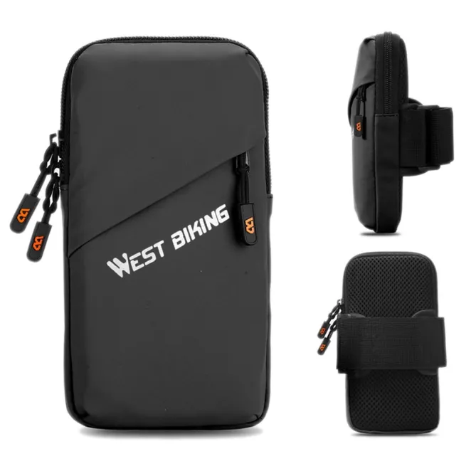Brassard Running West Biking Déperlant Double Poche