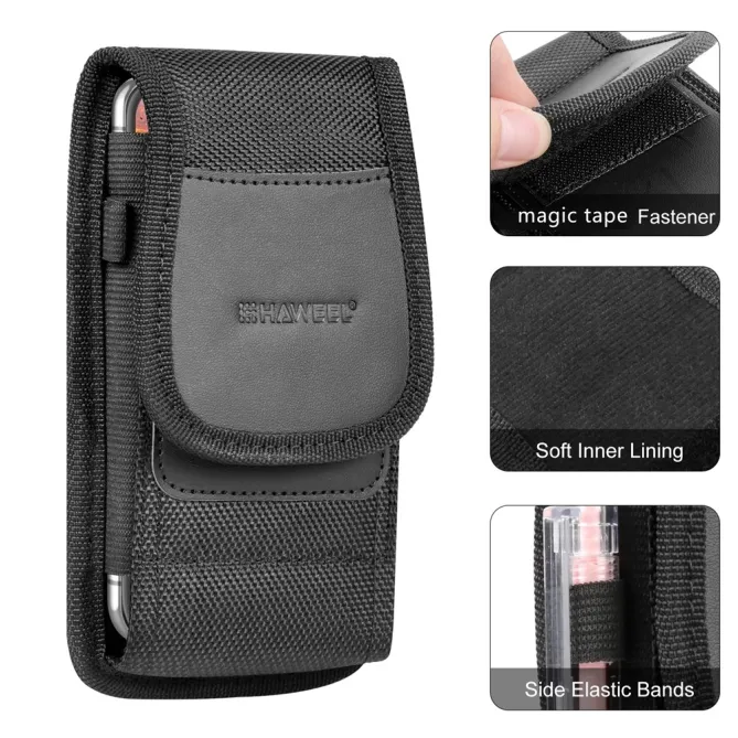 Étui Ceinture 6,1 à 6,8 Pouces Clip Métal Porte-Stylo