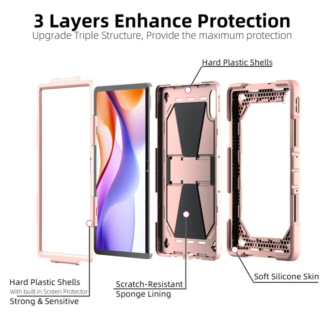 Coque Xiaomi Redmi Pad 2 Pro Antichoc avec Béquille