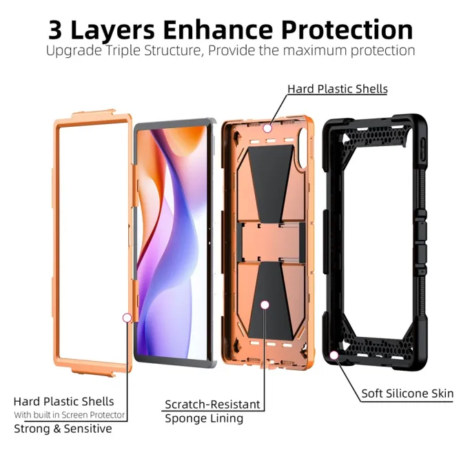 Coque Xiaomi Redmi Pad 2 Pro Antichoc avec Béquille