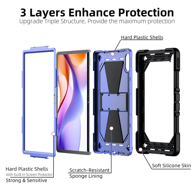 Coque Xiaomi Redmi Pad 2 Pro Antichoc avec Béquille