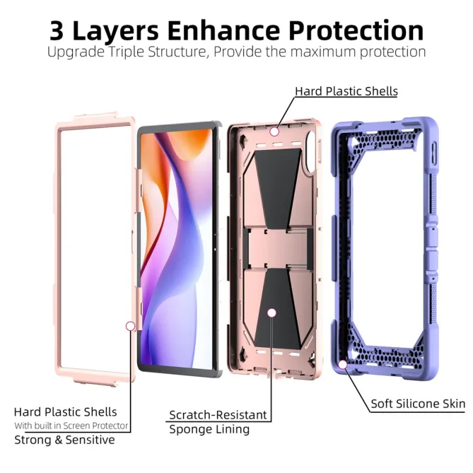 Coque Xiaomi Redmi Pad 2 Pro Antichoc avec Béquille