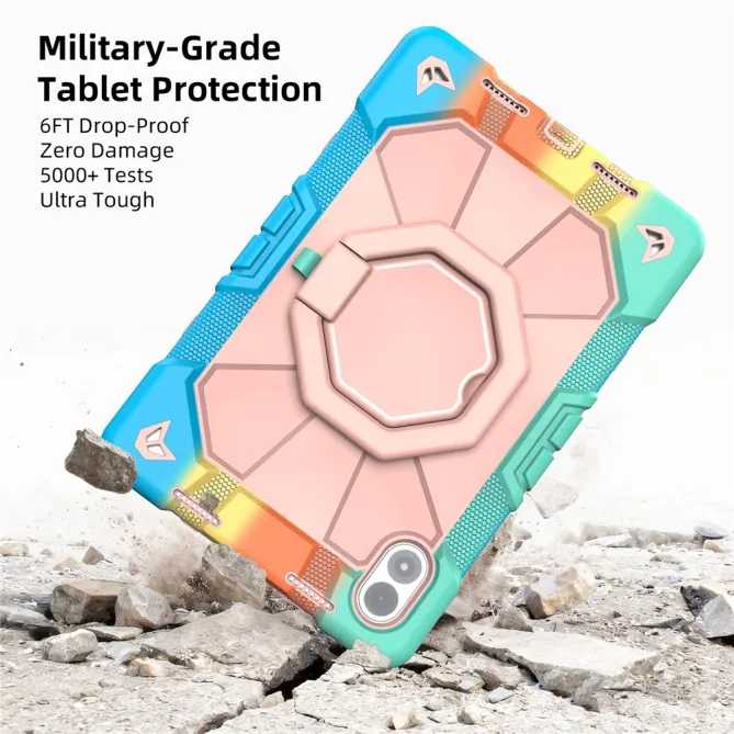 Coque Xiaomi Redmi Pad 2 Pro Antichoc Poignée Rotative Multicolore