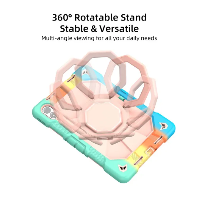 Coque Xiaomi Redmi Pad 2 Pro Antichoc Poignée Rotative Multicolore