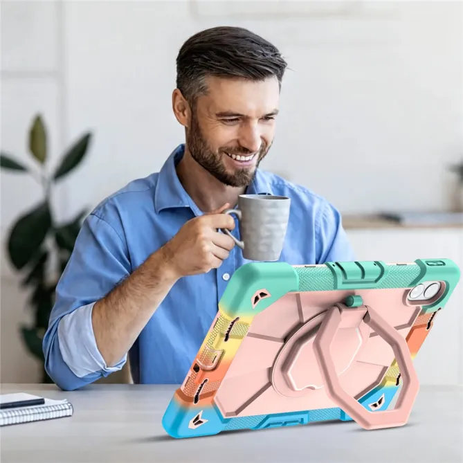 Coque Xiaomi Redmi Pad 2 Pro Antichoc Poignée Rotative Multicolore