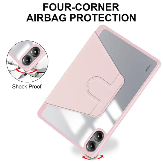 Étui Xiaomi Redmi Pad 2 Pro Dos Transparent Support Pivotant