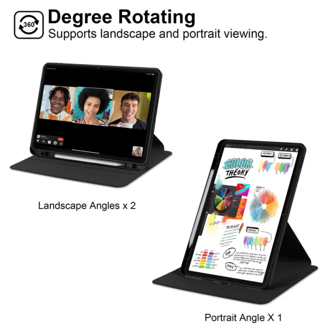Étui Xiaomi Redmi Pad 2 Pro Dos Transparent Support Pivotant
