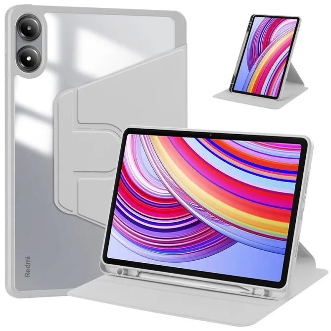 Étui Xiaomi Redmi Pad 2 Pro Dos Transparent Support Pivotant
