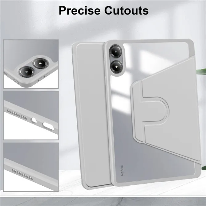 Étui Xiaomi Redmi Pad 2 Pro Dos Transparent Support Pivotant