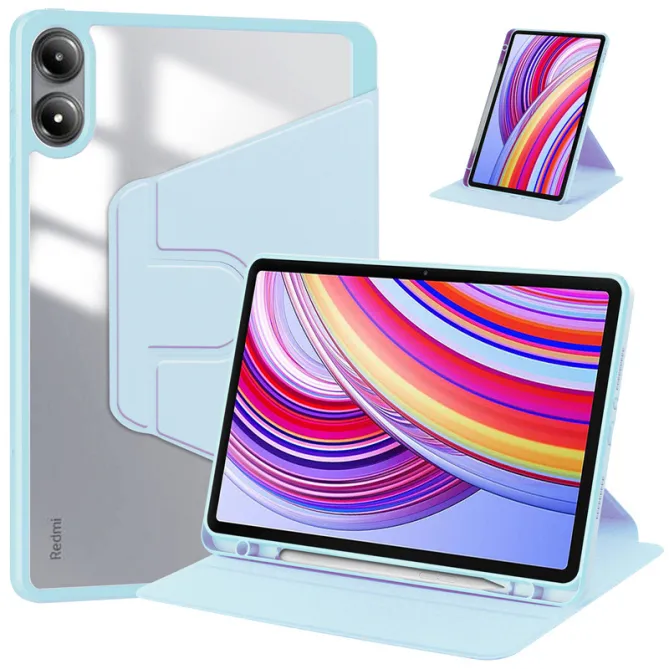 Étui Xiaomi Redmi Pad 2 Pro Dos Transparent Support Pivotant