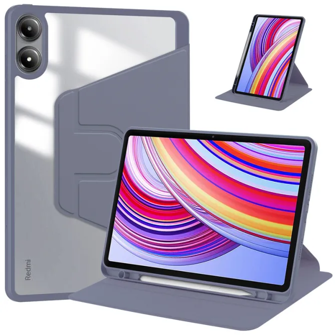 Étui Xiaomi Redmi Pad 2 Pro Dos Transparent Support Pivotant