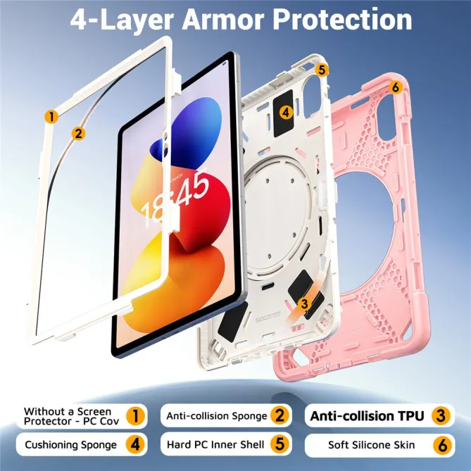Coque Xiaomi Redmi Pad 2 Pro Patrol Poignée Rotative