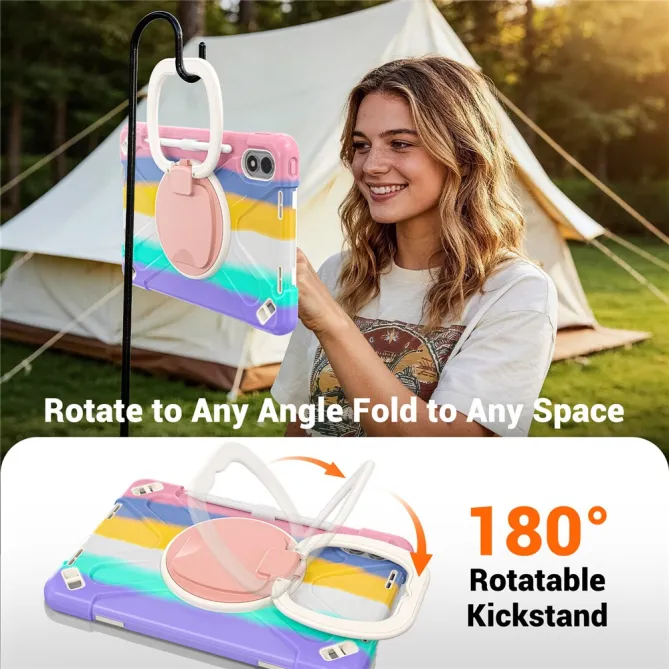 Coque Xiaomi Redmi Pad 2 Pro Patrol Poignée Rotative Multicolore