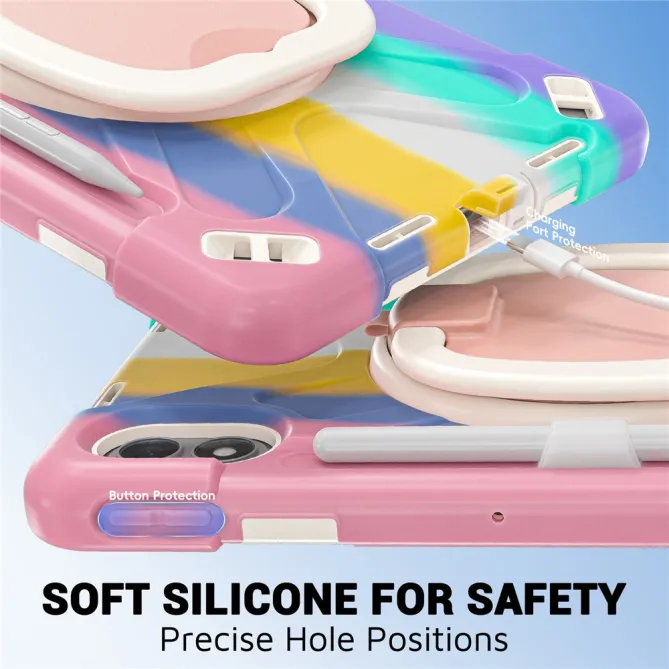 Coque Xiaomi Redmi Pad 2 Pro Patrol Poignée Rotative Multicolore
