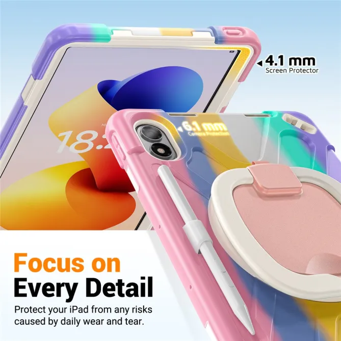 Coque Xiaomi Redmi Pad 2 Pro Patrol Poignée Rotative Multicolore