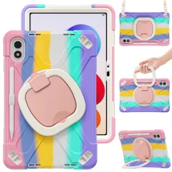 Coque Xiaomi Redmi Pad 2 Pro Explorer Bandoulière Multicolore