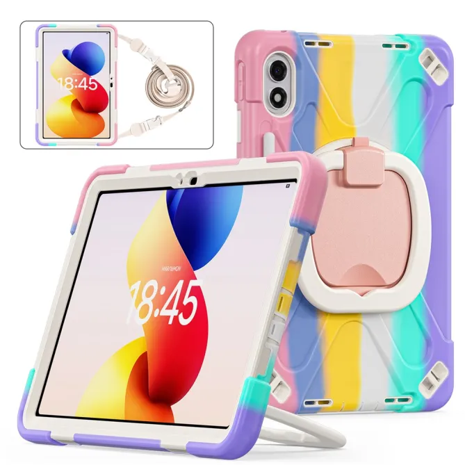 Coque Xiaomi Redmi Pad 2 Pro Explorer Bandoulière Multicolore