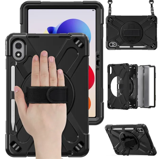 Coque Xiaomi Redmi Pad 2 Pro Ranger Sangle de Main et Bandoulière