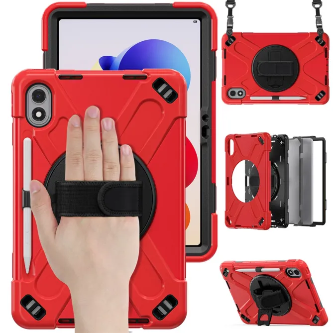 Coque Xiaomi Redmi Pad 2 Pro Ranger Sangle de Main et Bandoulière