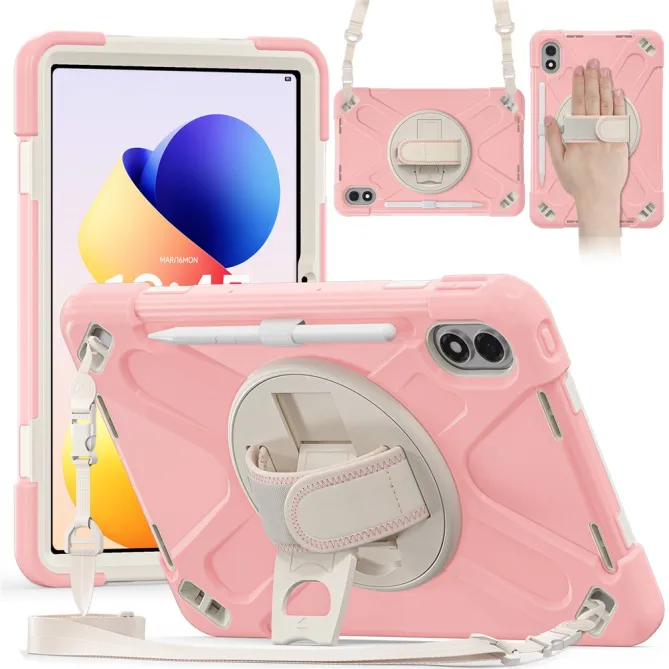 Coque Xiaomi Redmi Pad 2 Pro Ranger Sangle de Main et Bandoulière