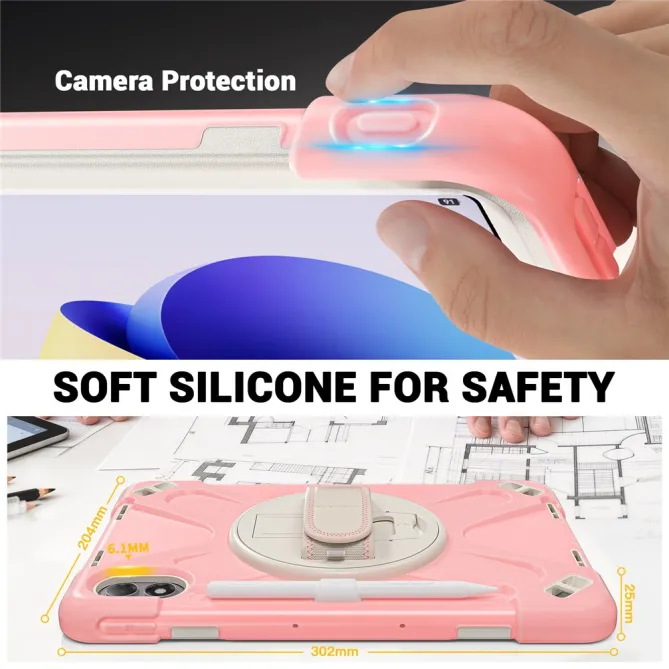 Coque Xiaomi Redmi Pad 2 Pro Grip Sangle de Main Rotative
