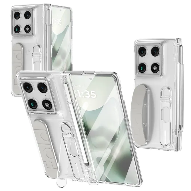 Coque Motorola Razr Fold Sangle de Maintien et Verre Intégré