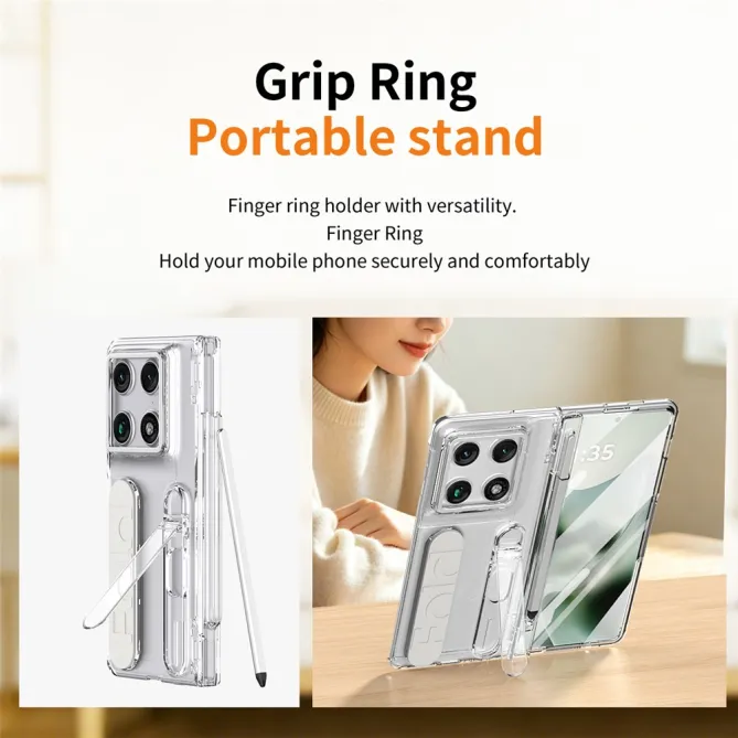 Coque Motorola Razr Fold Sangle de Maintien et Verre Intégré
