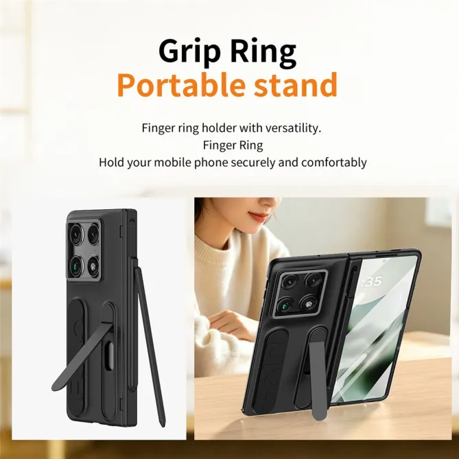 Coque Motorola Razr Fold Sangle de Maintien et Verre Intégré
