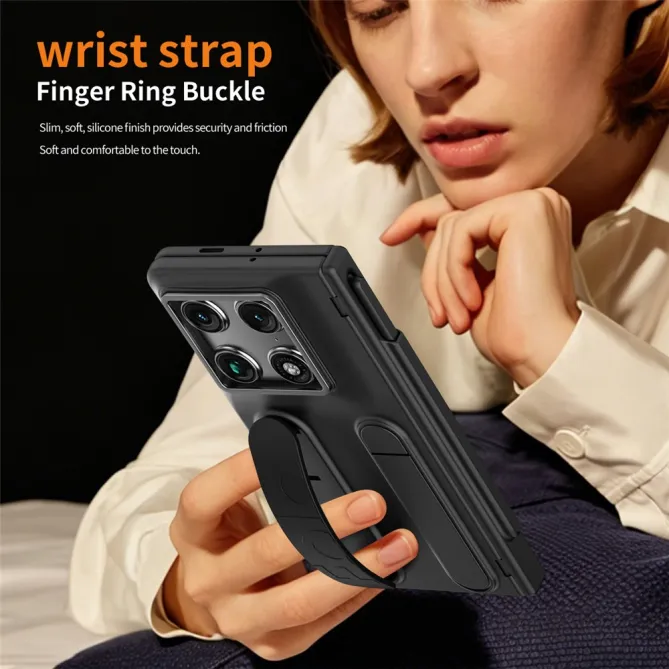 Coque Motorola Razr Fold Sangle de Maintien et Verre Intégré