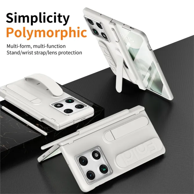 Coque Motorola Razr Fold Sangle de Maintien et Verre Intégré