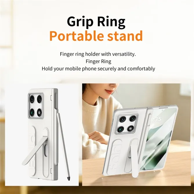 Coque Motorola Razr Fold Sangle de Maintien et Verre Intégré