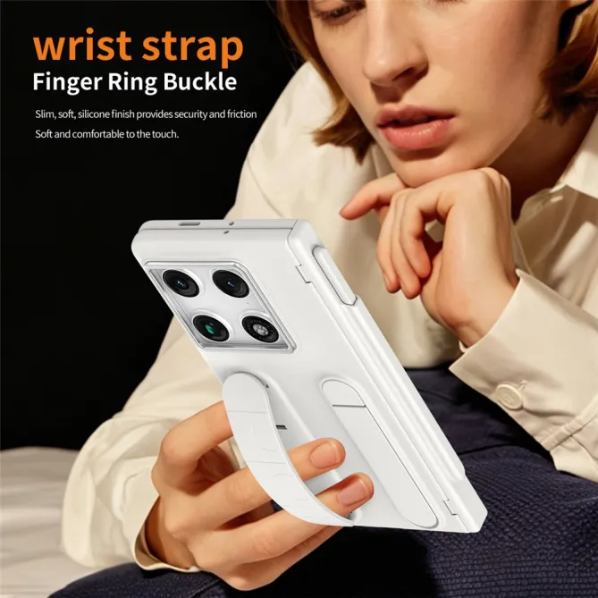 Coque Motorola Razr Fold Sangle de Maintien et Verre Intégré
