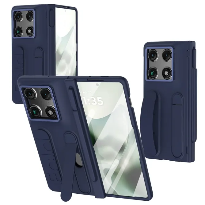 Coque Motorola Razr Fold Sangle de Maintien et Verre Intégré