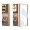 Coque Motorola Razr Fold Texture Carbone Anneau Rotatif
