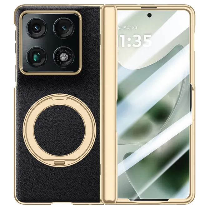 Coque Motorola Razr Fold REGALIA Effet Cuir Anneau Support