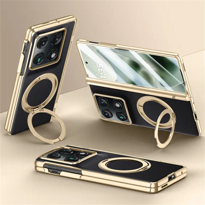 Coque Motorola Razr Fold REGALIA Effet Cuir Anneau Support