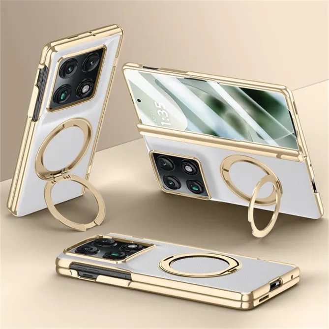 Coque Motorola Razr Fold REGALIA Effet Cuir Anneau Support