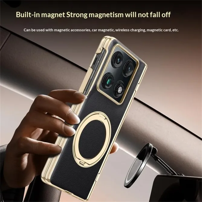 Coque Motorola Razr Fold REGALIA Effet Cuir Anneau Support