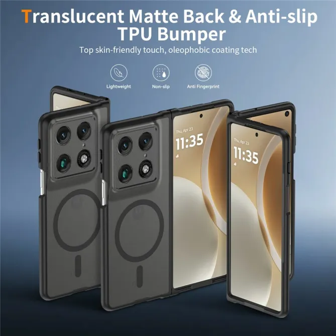 Coque Motorola Razr Fold Magnétique Dos Acrylique Mat