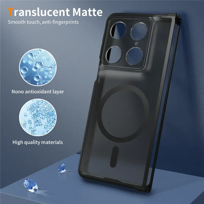 Coque Motorola Razr Fold Magnétique Dos Acrylique Mat