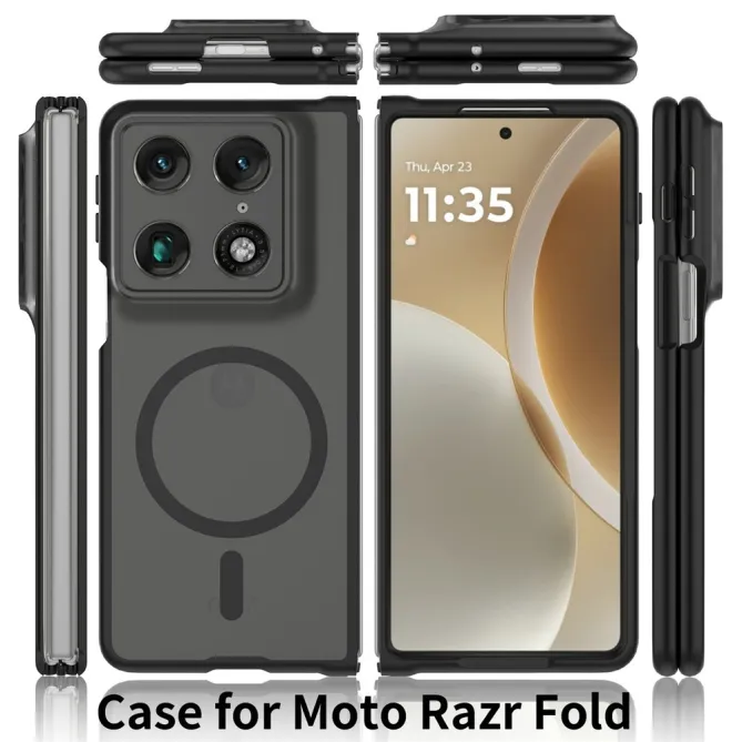 Coque Motorola Razr Fold Magnétique Dos Acrylique Mat