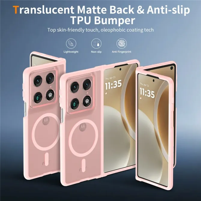 Coque Motorola Razr Fold Magnétique Dos Acrylique Mat