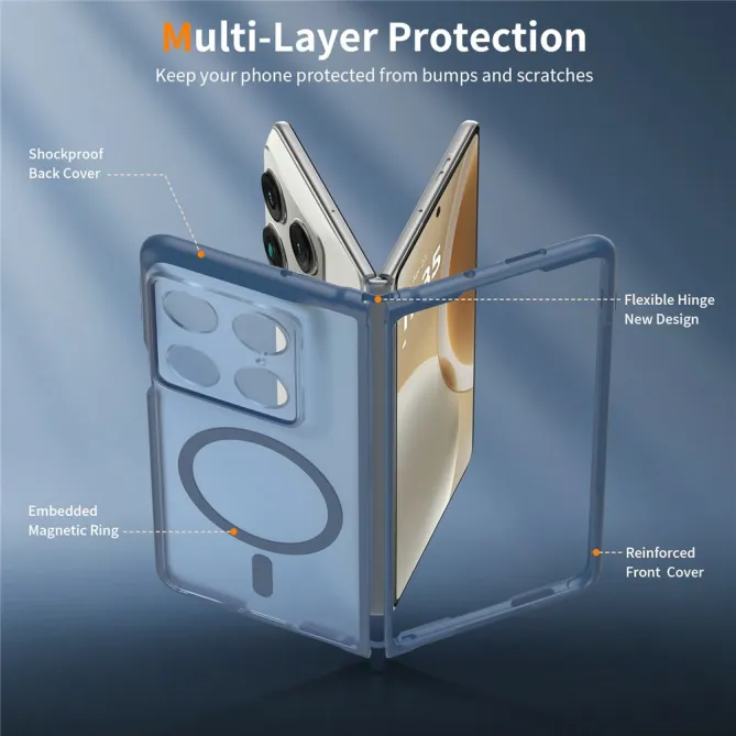 Coque Motorola Razr Fold Magnétique Dos Acrylique Mat